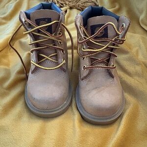 Timberland Kids Brown Lace-Up Boots